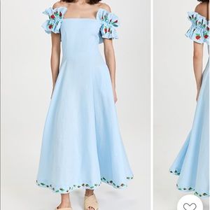 Fanm Mon Alanya Dress, color: light lagoon. Size S.